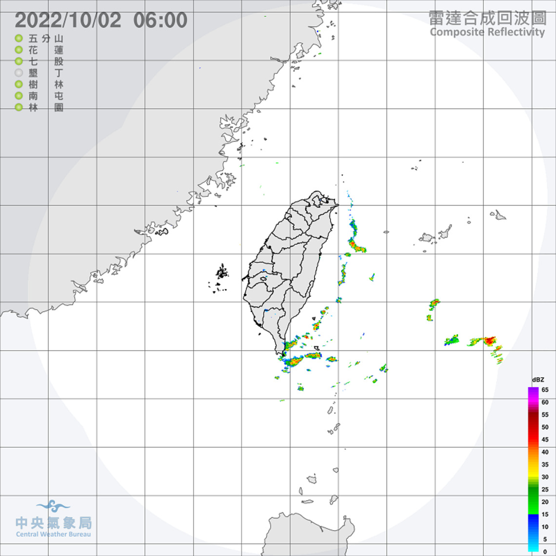 東半部零星陣雨 午後山區亦有零星雨 白天微熱日夜溫差稍大