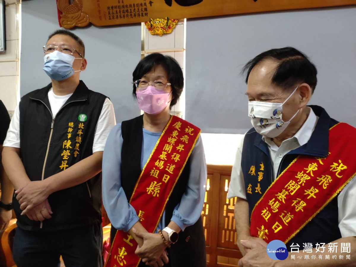 北斗奠安宮慶祝東螺開基媽祖飛昇得道日,十六間宮廟主神祝賀。圖/記者鄧富珍攝