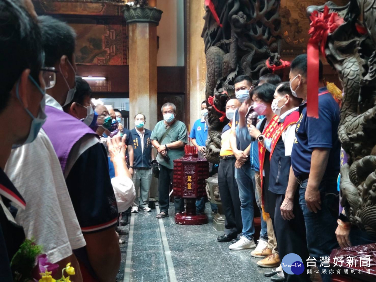 北斗奠安宮慶祝東螺開基媽祖飛昇得道日,十六間宮廟主神祝賀。圖/記者鄧富珍攝