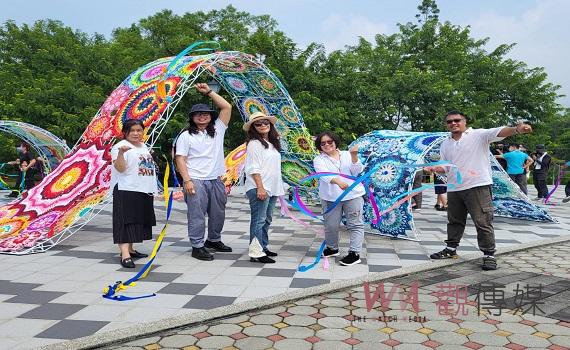 青銀合力創作　竹崎「親水．清水」繽紛揭幕