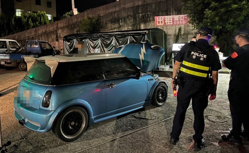 ▲中市執行「環、警、監聯合稽查工作」,9月份共舉發56輛噪音車 (圖/台中市警察局 提供)
