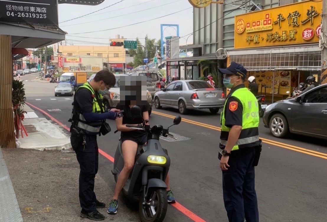 ▲中警局加強取締未成年無照駕駛,保障青少年生命安全 (圖/台中市警察局 提供)