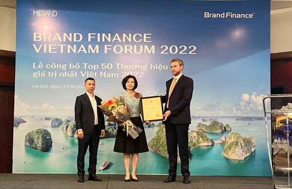 Vinamilk獲Brand Finance評為2022年全球第六最具價值乳製品品牌