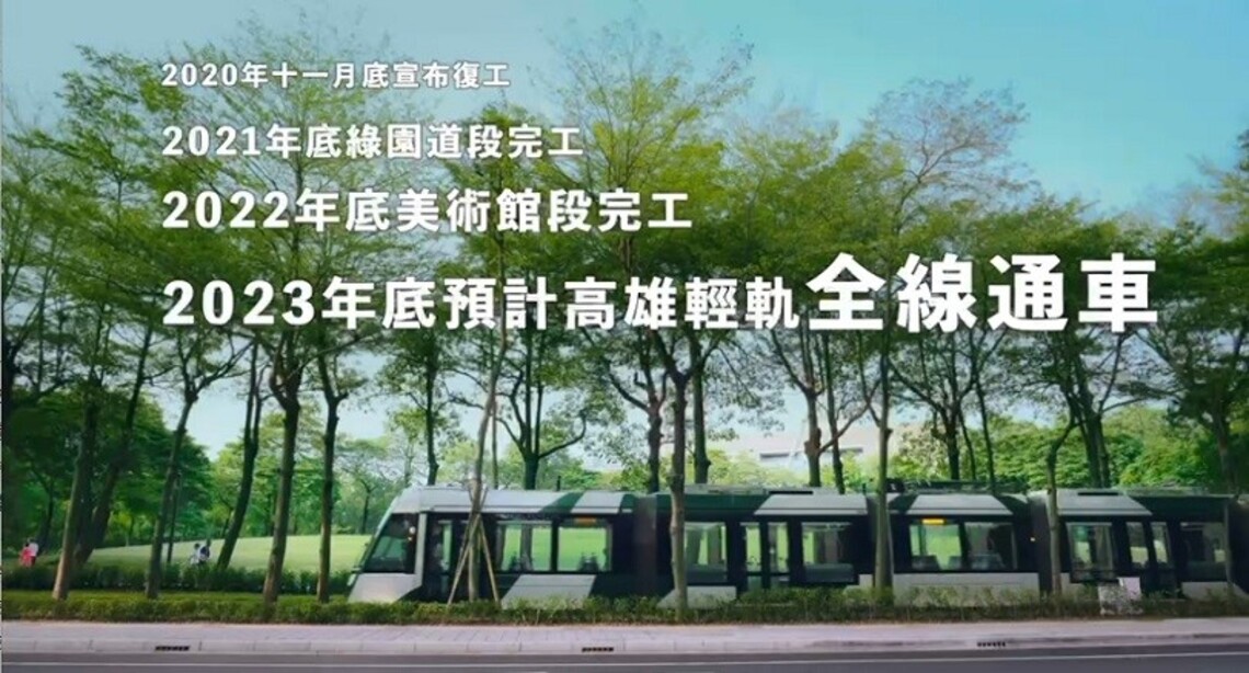 輕軌就應該是圓的 高市府力拚2023輕軌成圓