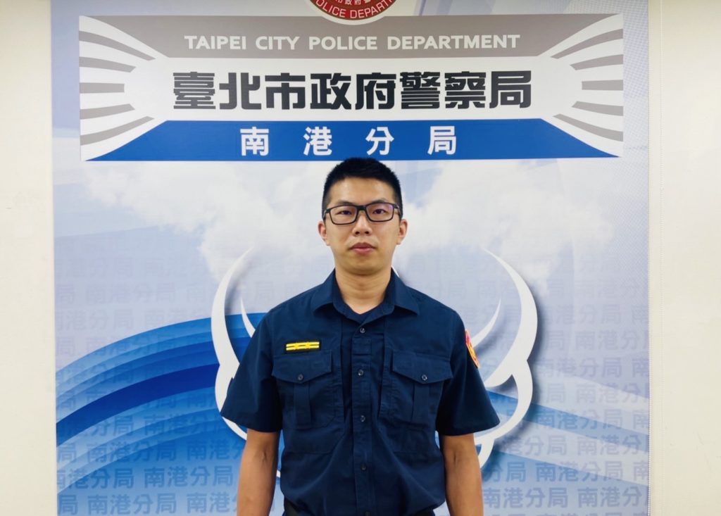 玉成派出所所長蔡維哲說明畫面