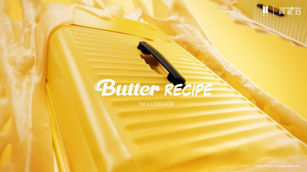 BTS Butter”聯名系列是Samsonite RED與BTS第二次彩虹般相遇的奪目火花