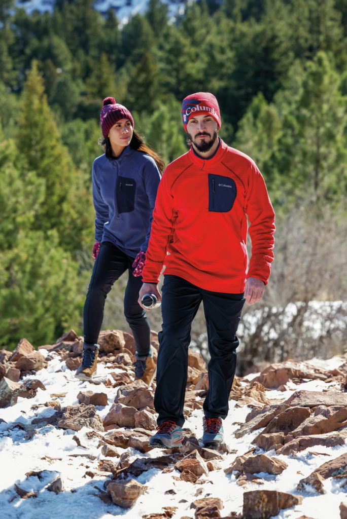 【W Outdoor Tracks_ 12 Zip-柔暖刷毛半開襟上衣】NT $3,780