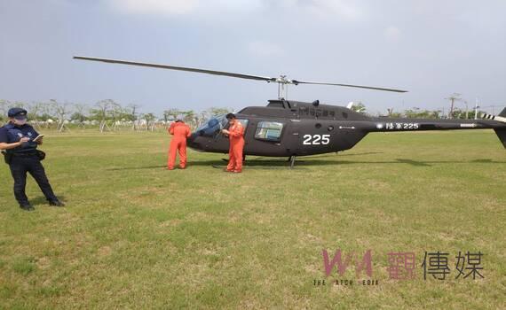 陸軍飛訓指揮部直升機迫降 航特部:預警性降落
