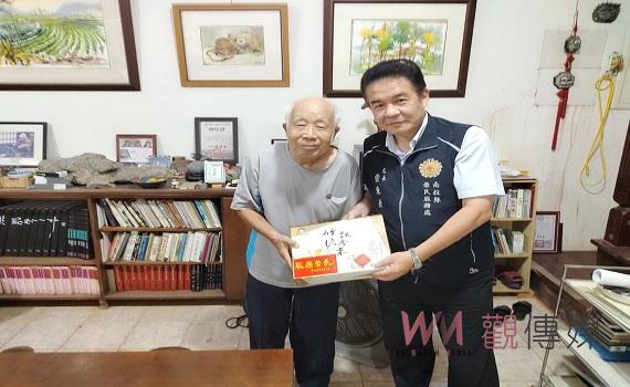 「重陽敬老」南投縣榮服處訪視地區高齡榮民眷