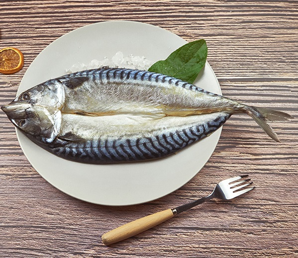 秋天產量最多的鯖魚不飽和脂肪酸豐富但脂肪及熱量較低，最適合鹽烤，香煎或油炸也好吃