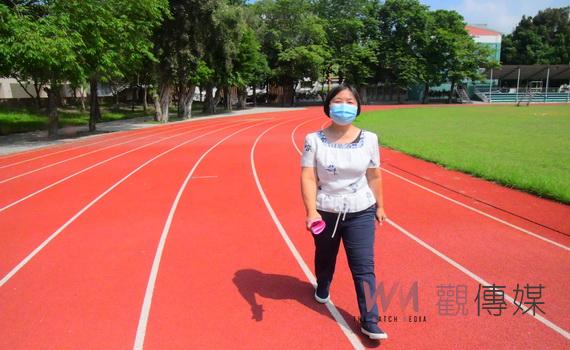 員林農工新制操場完工 渡過雨季告別校區變沼澤的苦日子