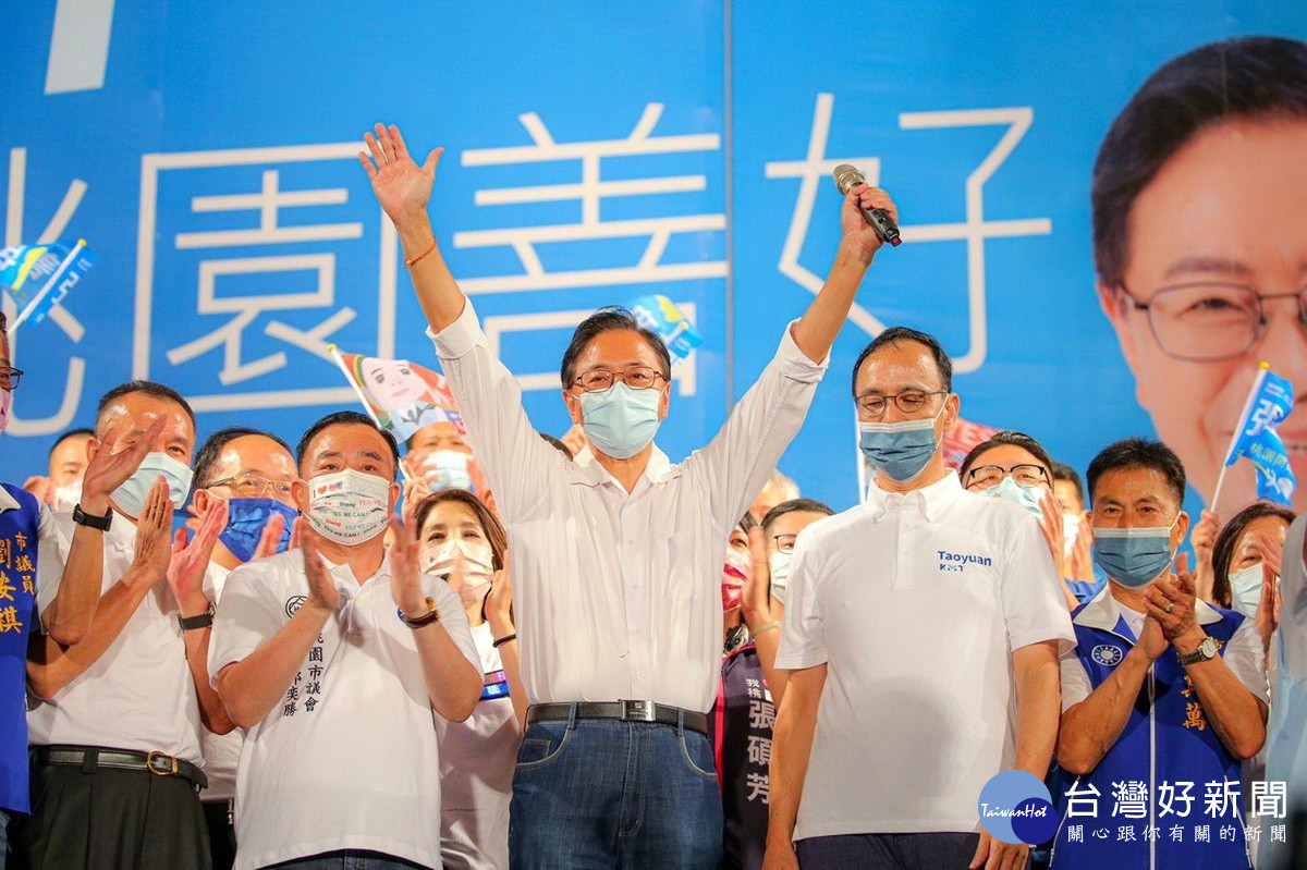 國民黨桃園市長候選人張善政呼籲大團結,用選票找回臺灣的善良跟公義。