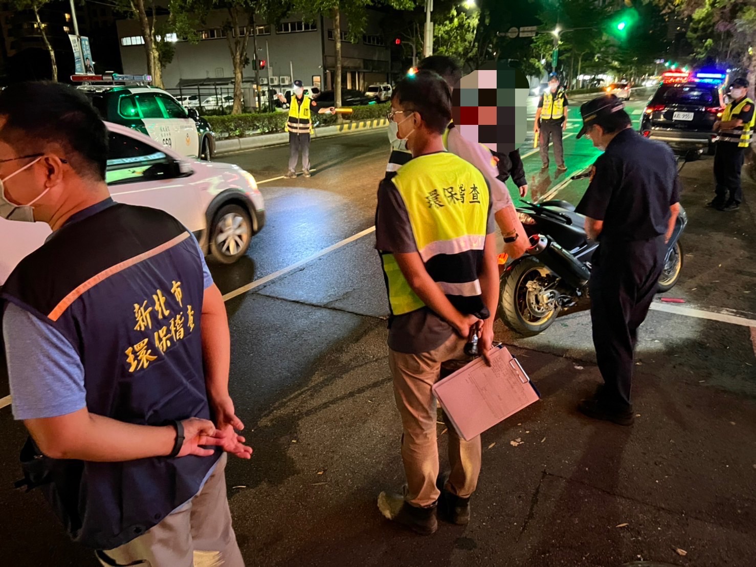 國慶連假林口警日間強化交疏 深夜擴檢拼治安顧交通