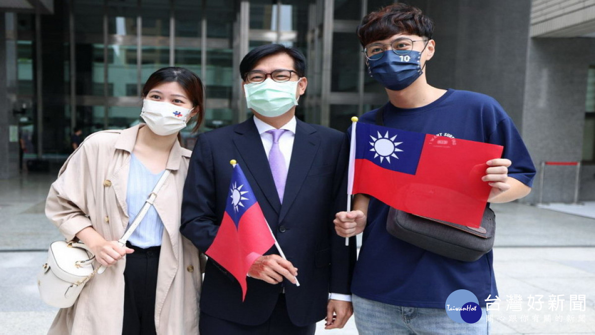 ▲陳其邁說,我們都是台灣人、也是高雄人,我們以台灣為榮、也以高雄為榮。(圖/記者 許高祥 攝)