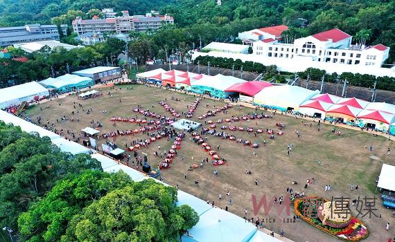 南投茶博會千人茶會 350茶席逾2000人共享茶香