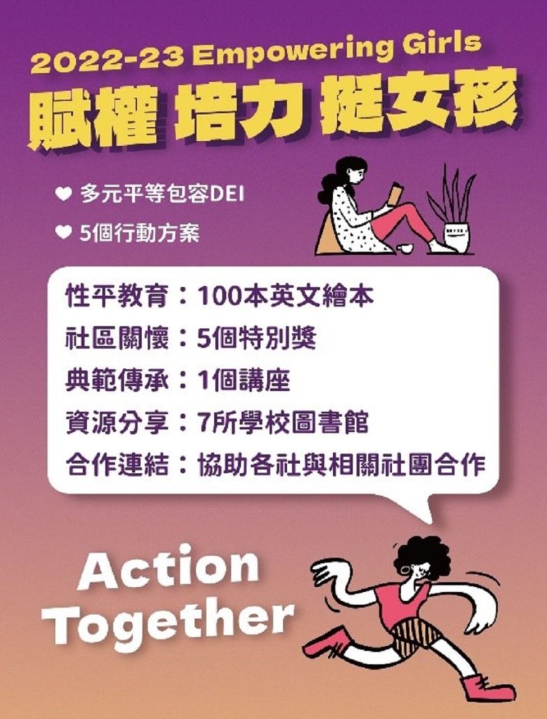 10月11日國際女孩日 扶輪社關懷女性議題 推出法治教育暨賦權女孩特別獎活動
