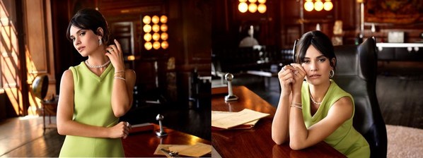 天然鑽石協會攜手新晉全球大使莉莉-詹姆斯(Lily James),發布全球廣告大片
