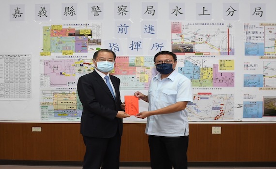 國慶焰火驚艷嘉義夜空 嘉縣警局維安獲警政署長親慰問