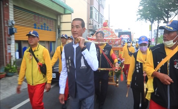 台中大庄媽往北港徒步進香 香客絡繹不絕