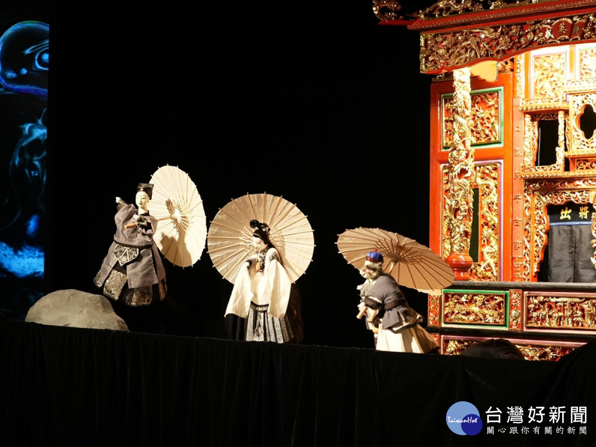 台中國家歌劇院遇見巨人系列《水鬼請戲》宣告記者會精彩片段。（圖/台中國家歌劇院）