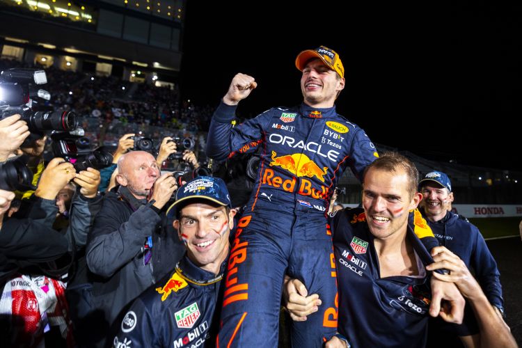 Bybit 慶祝 Max Verstappen F1 車手世界冠軍