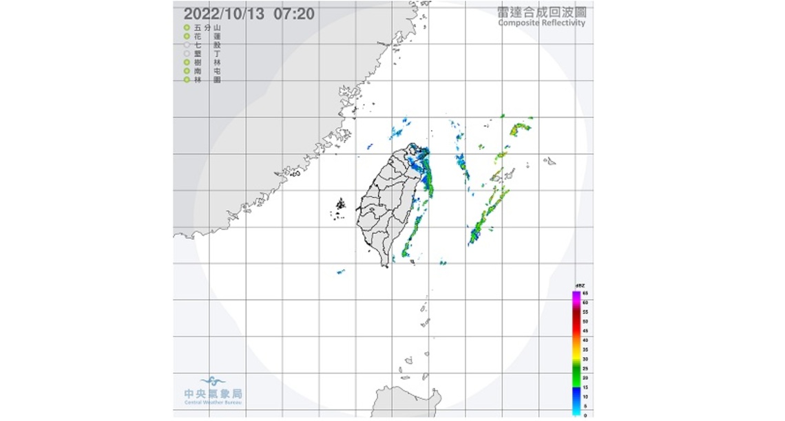 各地早晚涼 北東迎風雨 沿海風浪大