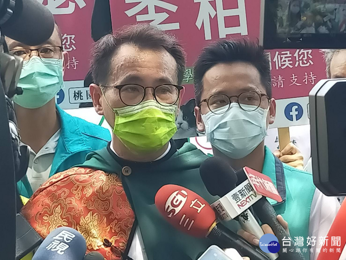 民進黨桃園市長候選人鄭運鵬。