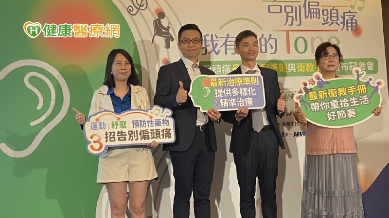 頭痛到無法上班係金欸!精準醫療助全台200萬人告別偏頭痛