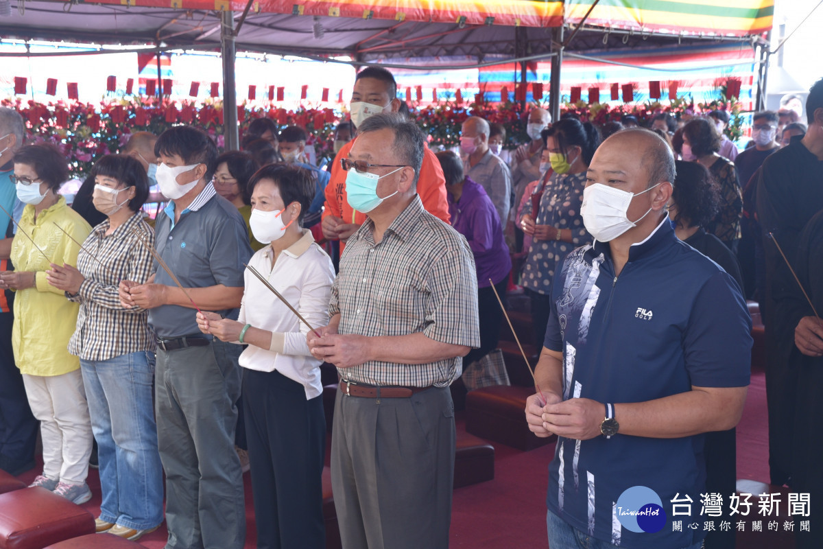 大關口觀世音佛祖出家紀念日　賴峰偉祈願疫情平息