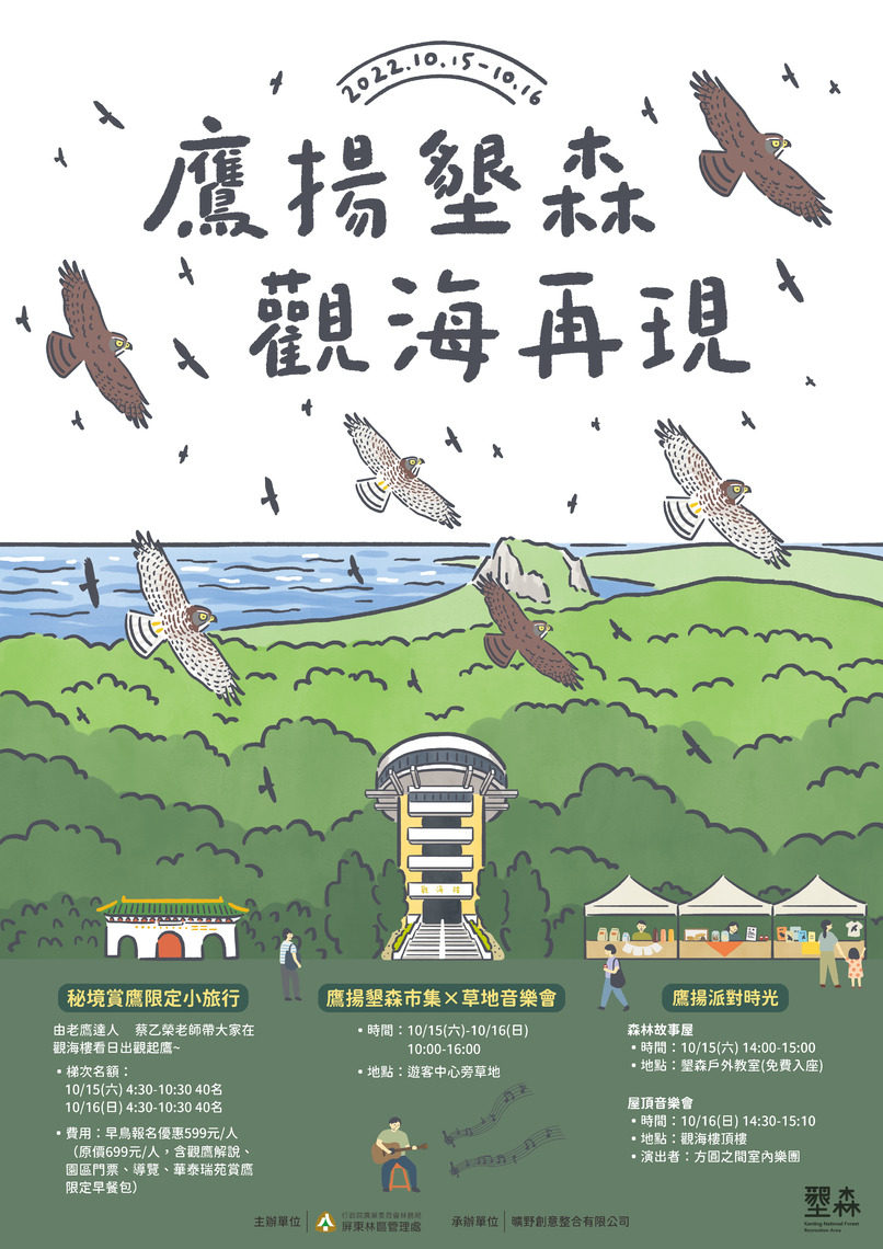 觀海樓新裝啟用 屋頂音樂會一起賞鷹開森玩/波新聞