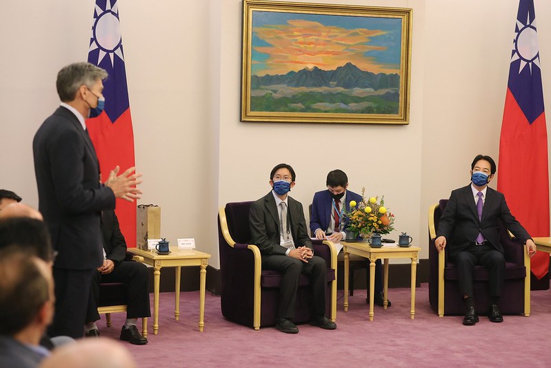 接見科技創新卓越獎隊伍 賴清德:盼與國際合作因應世界挑戰。總統府提供