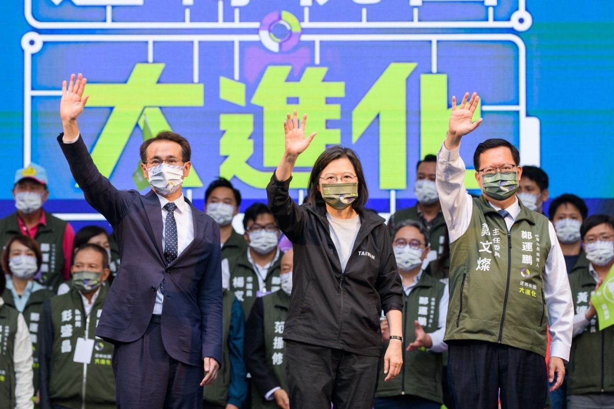 蔡英文:唯一支持鄭運鵬 延續鄭文燦五星級執政