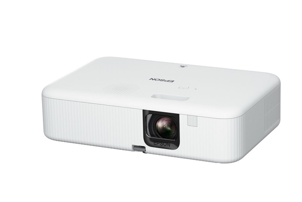 CO-FH02採All-in-one設計，搭配Google認證Android TV與5W環繞式喇叭，擁有1080p解析度，居家娛樂、商務開會一機就搞定。
