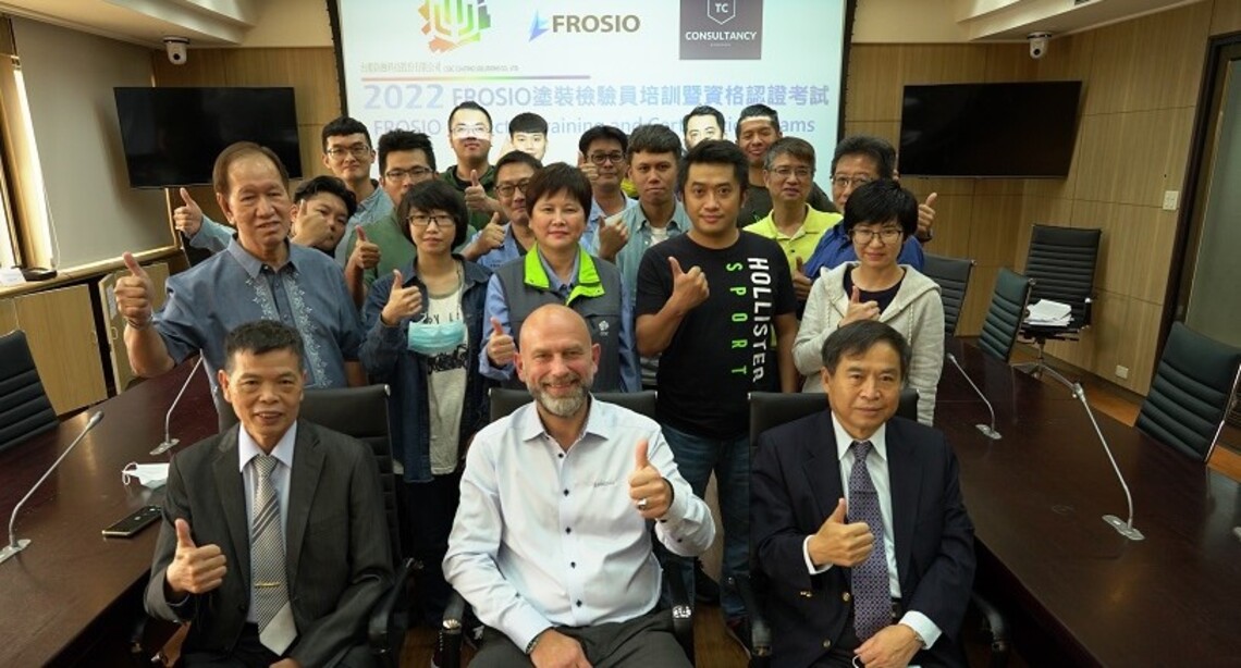 台船舉辦全球第一場中英文FROSIO考試 學員96.7%過關取得證照 落實風電人才本土培育政策