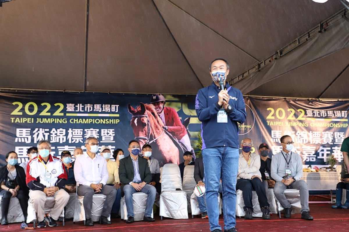 臺北市政府體育局李再立局長致詞。(司格特運動行銷提供)