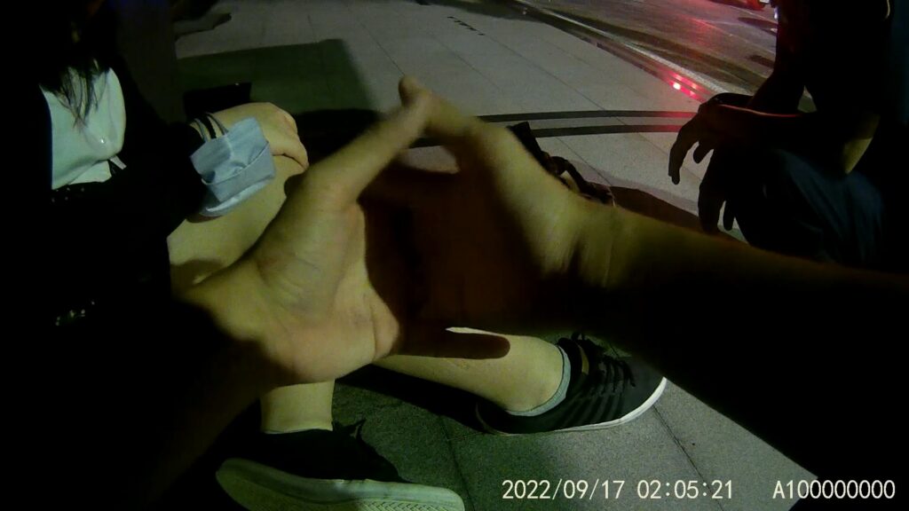 警方關懷開導周女