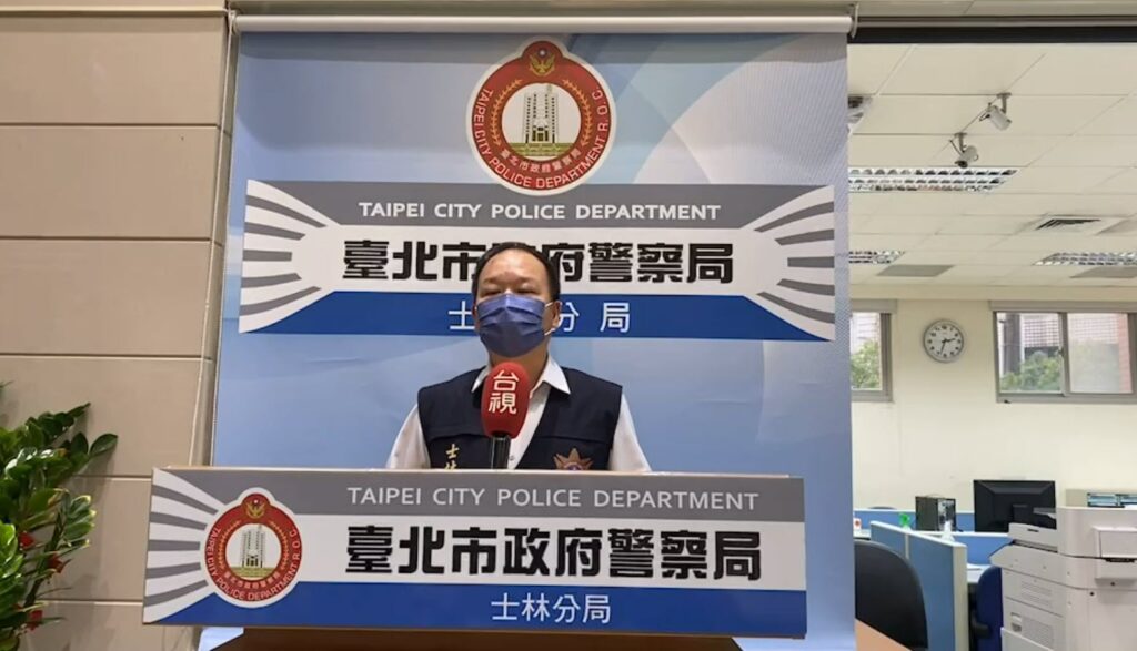 士林分局偵查隊副隊長林顏興說明案情