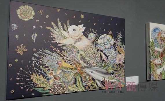 插畫新秀謝欣穎創作個展 「島嶼夢遊奇幻」虎科大登場