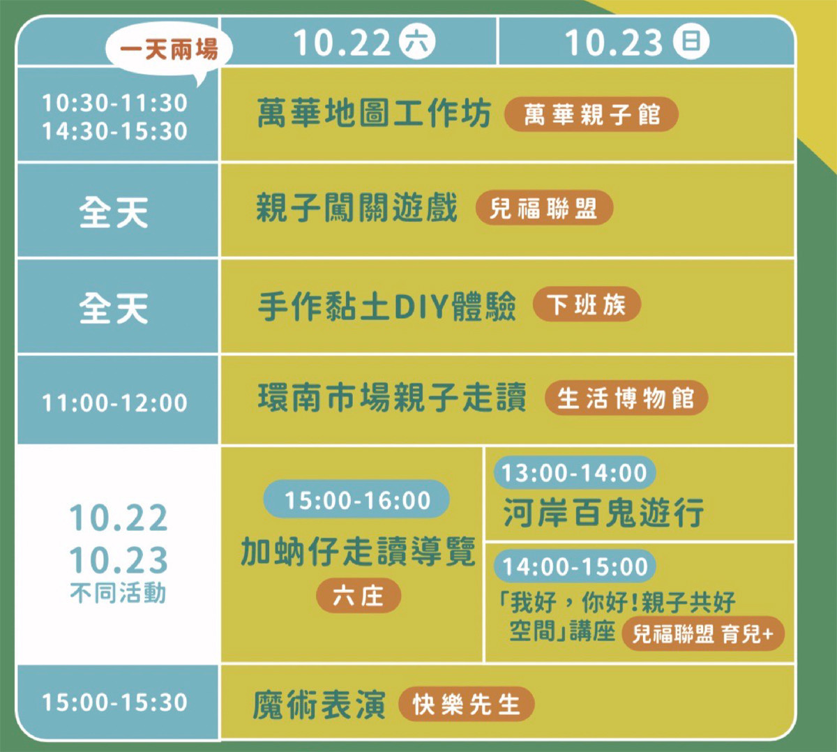 「加蚋祭」活動資訊。