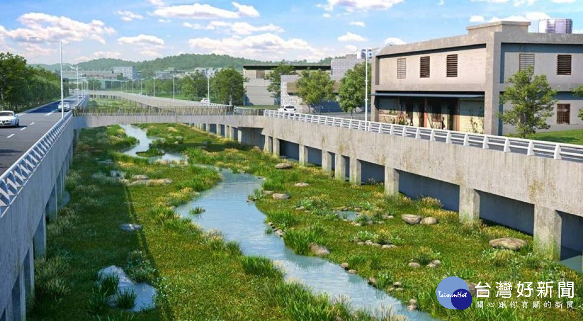 道路箱涵模擬圖。圖/彰化縣政府提供