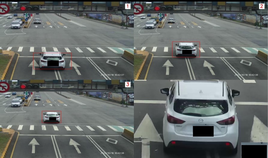 ▲西屯區臺灣大道與安和路口 － 闖紅燈   (圖/台中市警察局 提供)