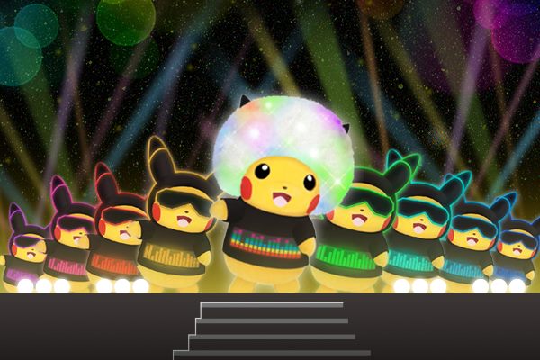 爆炸頭皮卡丘和牠的夥伴們活動期間內每日18:30及20:00登上露天音樂台,推出熱力四射的舞蹈表演(兩場表演內容皆同)