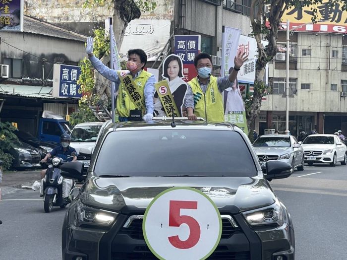 湯詠瑜5告讚 趙天麟情義相挺陪「她」車掃 堅守「婦女保障關鍵一席」