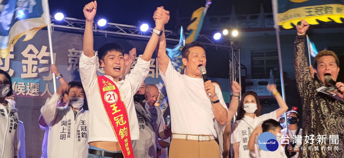 藝人徐乃麟站台力挺,呼籲大家支持行動青年王冠鈞/陳致愷攝影