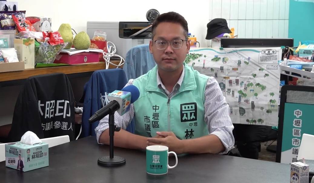 圖片說明:林昭印誓言將毒品趕出校園、趕出社區,遠離孩童。(圖/採訪畫面)