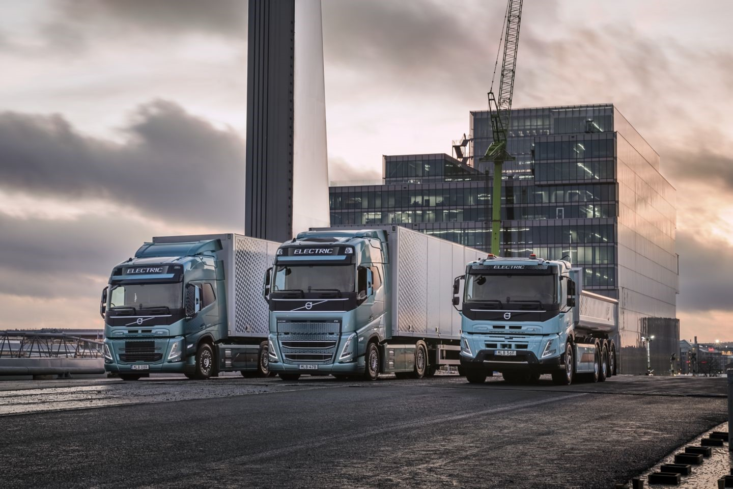 VOLVO TRUCKS推出新型電動卡車全面量產中。