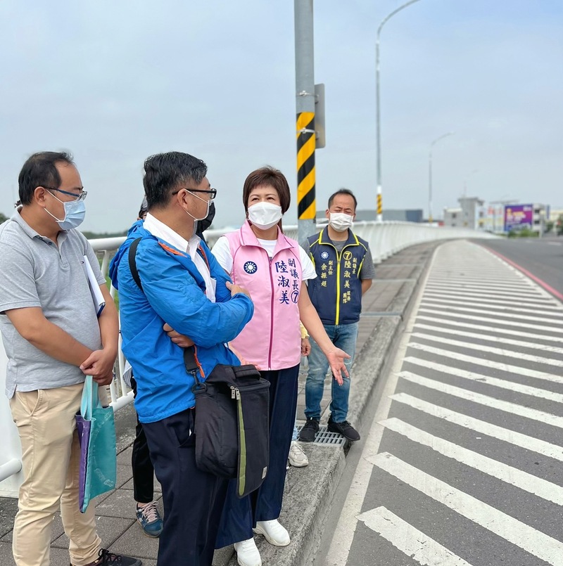 漾新聞|陸淑美要求市府儘速改善本洲工業區與岡山市區前洲橋交通混亂情形