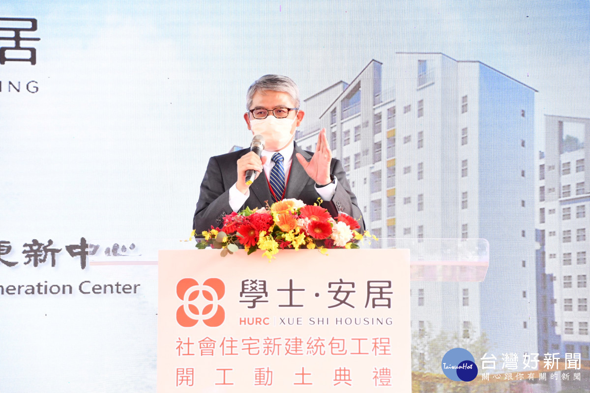 內政部政務次長花敬群致詞。圖/記者鄧富珍攝