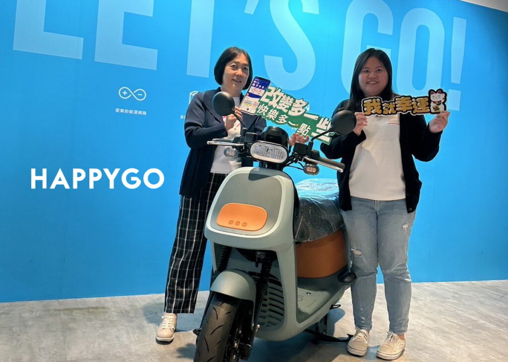 HAPPY GO日前邀請卡友一起下載HAPPY GO App取代實體卡片活動,已抽出環保電動機車Gogoro幸運得主,鼓勵卡友減塑環保愛地球。