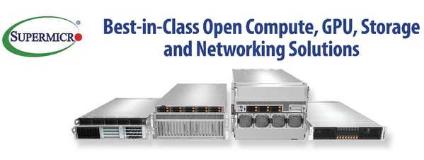 Supermicro 擴展其最適配伺服器建構式模組解決方案，納入各種 OCP 技術 - 推動客戶創新並加速上市時間